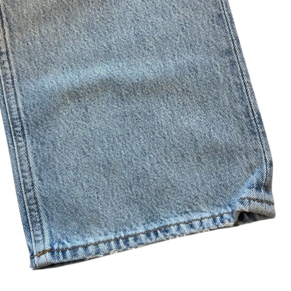 AGOLDE LADIES LANA MID RISE VINTAGE STRAIGHT LEG JEANS FICTION BLUE - Picture 6 of 6